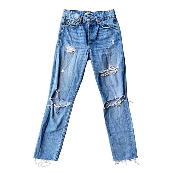 GRLFRND Karolina Distressed Jeans 25 - Picture 1 of 10